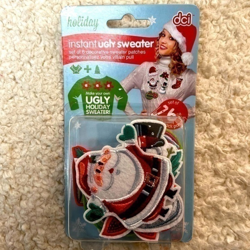 DCI "Instant Ugly Sweater" Decorative Embroidered Patches